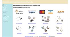 Desktop Screenshot of messebeleuchtung-online.de