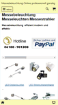 Mobile Screenshot of messebeleuchtung-online.de